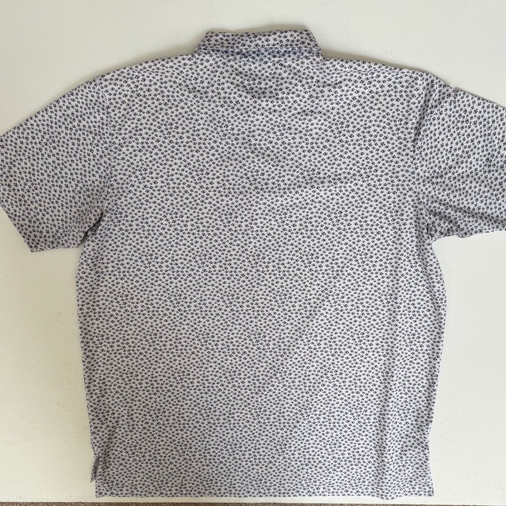 Peter Millar Angry Angler Performance Golf Shirt Summer Comfort Size XL - Picture 6 of 8